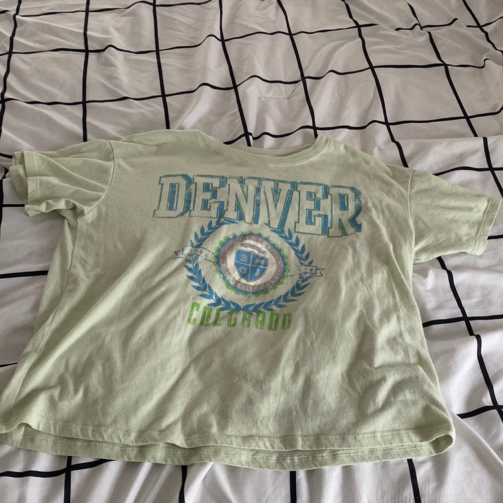 This is a Denver t shirt from target